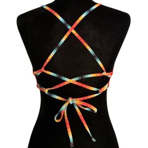 Fun Multi-Coloured Bikini Top